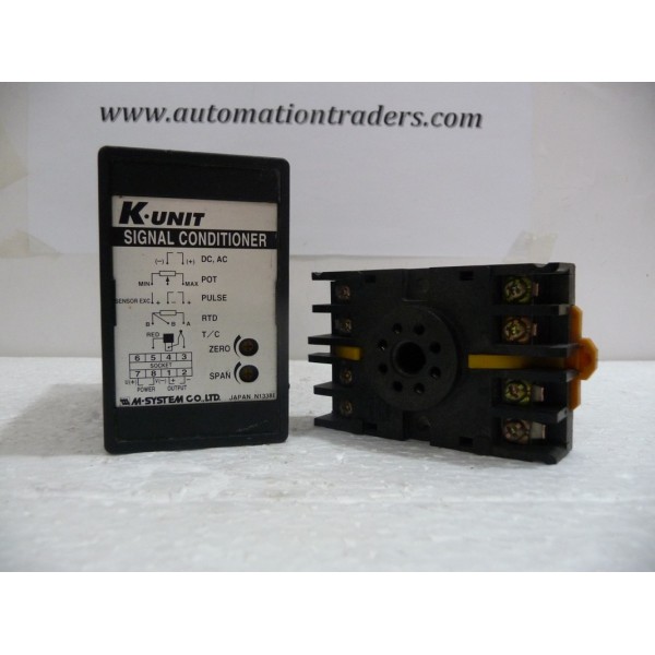K-Unit Signal Conditioner, KVS-OA-F-X, M-System, Japan  (14 Days Warrenty on Entire Stock)